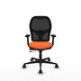 PIQUERAS Y CRESPO Silla de oficina Jorquera Naranja y Negro