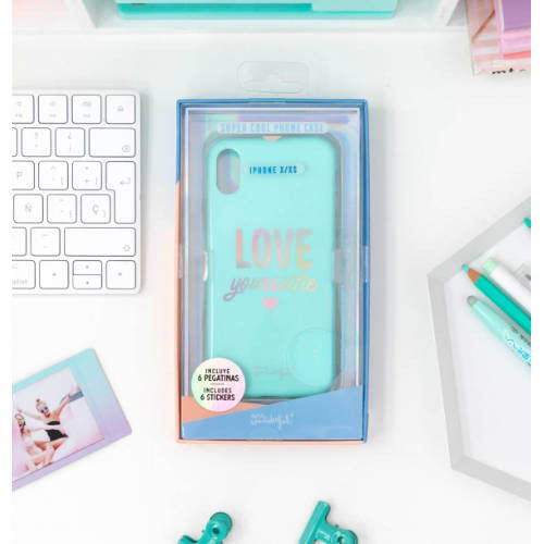 Mr. Wonderful Carcasa para iPhone X/XS The Powerful Collection WOA09593EN - Love Yourselfie Mr. Wonderful Carcasa para iPhone X/XS The Powerful Collection WOA09593EN - Love Yourselfie