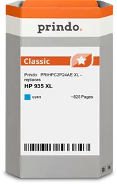 Prindo Classic XL Cartucho de Tinta Cian compatible con HP 935XL