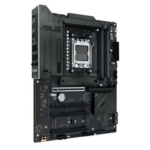 ASUS Placa Base X870 MAX GAMING WiFi 7 90MB1LY0-M0EAY0 AMD X870 Socket AM5 ATX DDR5 Wi-Fi 7 2.5Gb Ethernet