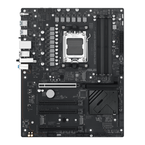 ASUS Placa Base X870 MAX GAMING WiFi 7 90MB1LY0-M0EAY0 AMD X870 Socket AM5 ATX DDR5 Wi-Fi 7 2.5Gb Ethernet