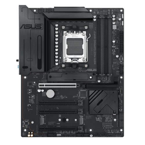 ASUS Placa Base X870 MAX GAMING WiFi 7 90MB1LY0-M0EAY0 AMD X870 Socket AM5 ATX DDR5 Wi-Fi 7 2.5Gb Ethernet