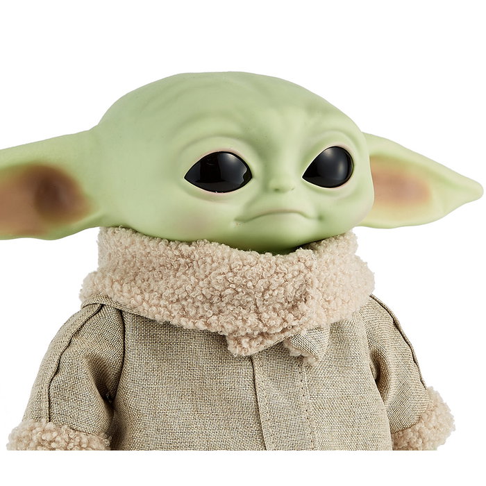 Mattel Peluche Baby Yoda con Movimiento y Sonido 28cm Star Wars The Mandalorian Gwd87
