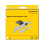 DeLOCK 89189 Tarjeta de red PCI Express Gigabit LAN 1 x RJ45