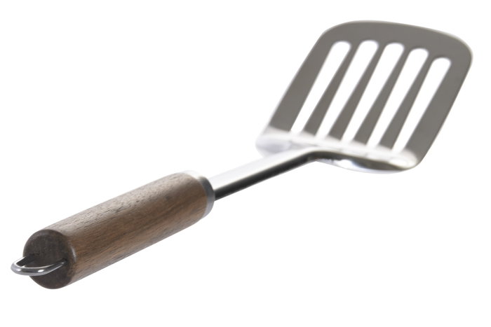 DKD Home Decor Espátula de Acacia y Acero Inoxidable INOX ACACIA 26 Natural
