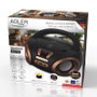 ADLER Radio CD con USB y Aux In de 4.5W