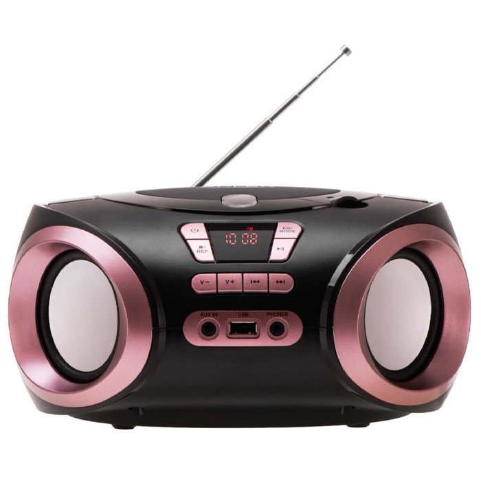 ADLER Radio CD con USB y Aux In de 4.5W