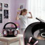 ADLER Radio CD con USB y Aux In de 4.5W