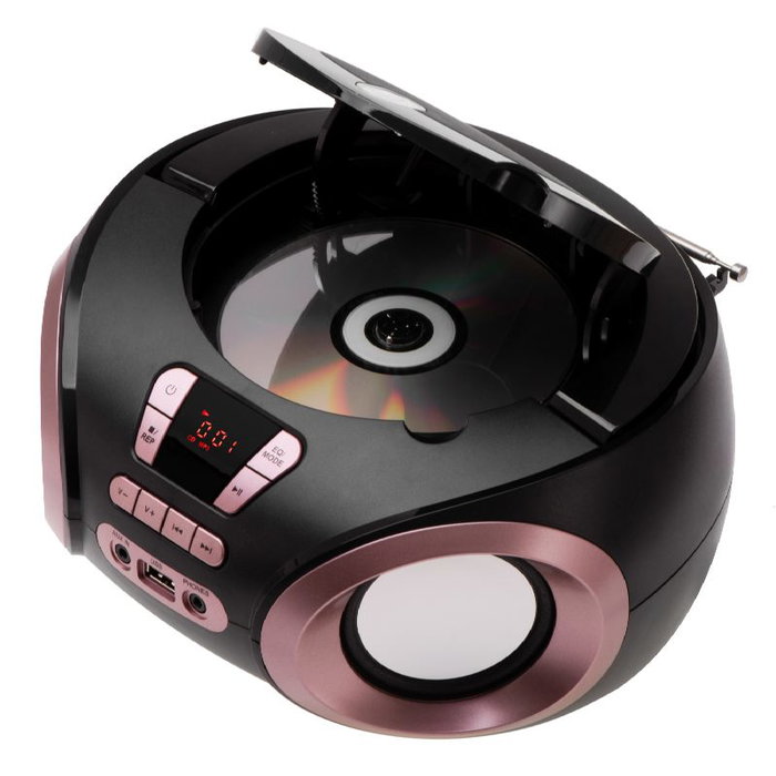 ADLER Radio CD con USB y Aux In de 4.5W