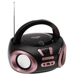 ADLER Radio CD con USB y Aux In de 4.5W