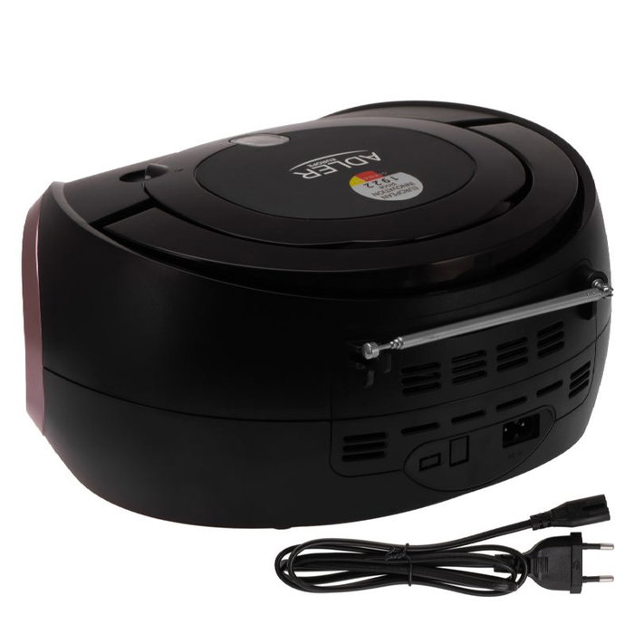 ADLER Radio CD con USB y Aux In de 4.5W