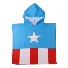 Cerdá Poncho Microfibra Avengers Marvel Azul