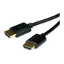 ROLINE HDMI High Speed Cable con Ethernet Slim ST-ST 1m Negro 11.04.6015 4K 60Hz HDR