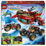 LEGO NINJAGO Bounty Terrestre 71869, Juego de construcción 3 en 1