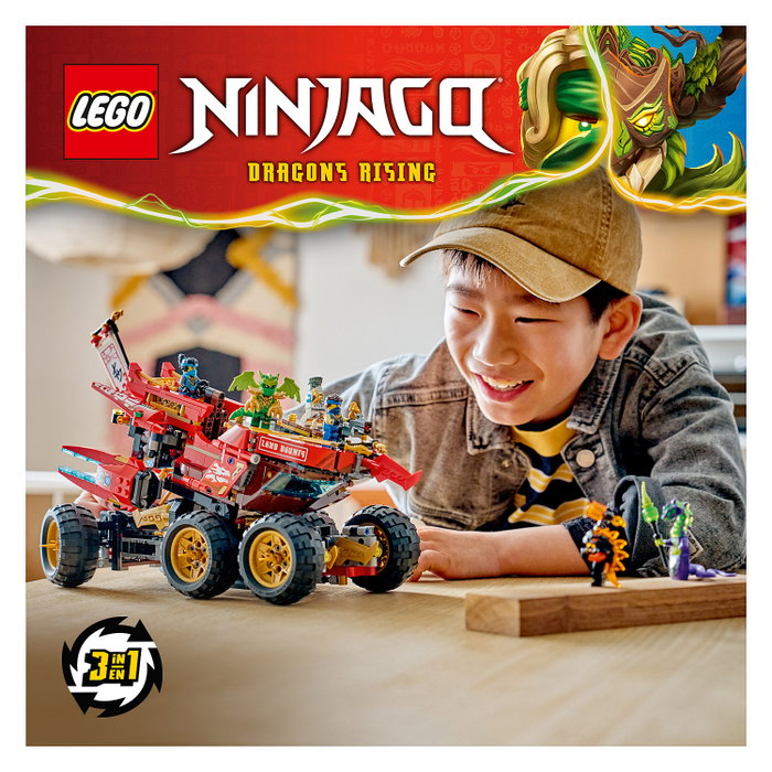 LEGO NINJAGO Bounty Terrestre 71869, Juego de construcción 3 en 1 LEGO NINJAGO Bounty Terrestre 71869, Juego de construcción 3 en 1