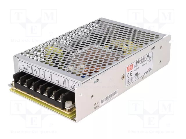 MEAN WELL RS-100-48 Alimentador de impulso 100W 48VDC