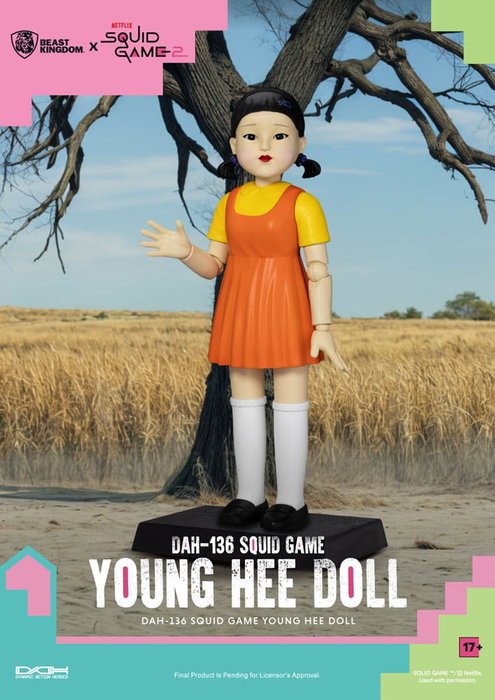 Squid Game Figura con sonido Young Hee Doll 30 cm