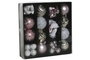 DKD Home Decor Set de 40 Bolas Decorativas Rosa de PVC