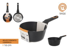 Masterchef Cazo 16 cm Aluminio Forjado 2.5 mm Negro (6 Unidades)