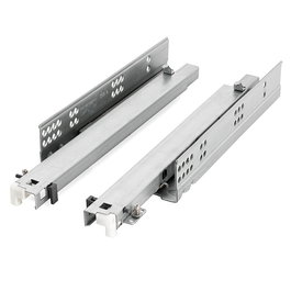 DTC Guía Oculta Extracción Total Cajón Cierre Amortiguado 400mm Largo Guía Sistema Antivuelco Ajuste Preciso Referencia 9070.339-9070.347