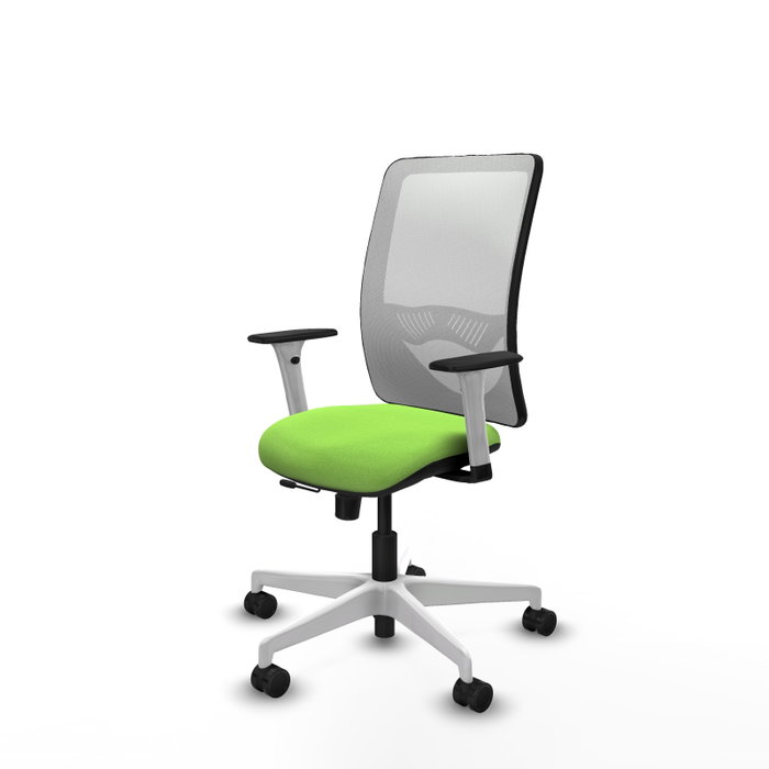 PIQUERAS Y CRESPO Silla de oficina Zulema Pistacho y Blanco PIQUERAS Y CRESPO Silla de oficina Zulema Pistacho y Blanco