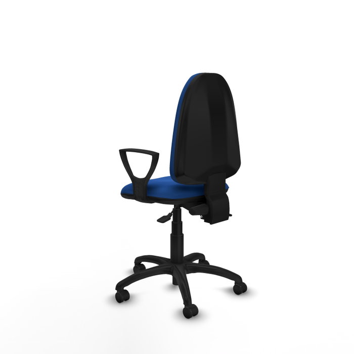 PIQUERAS Y CRESPO Silla de oficina Aýna Azul con mecanismo Asincro