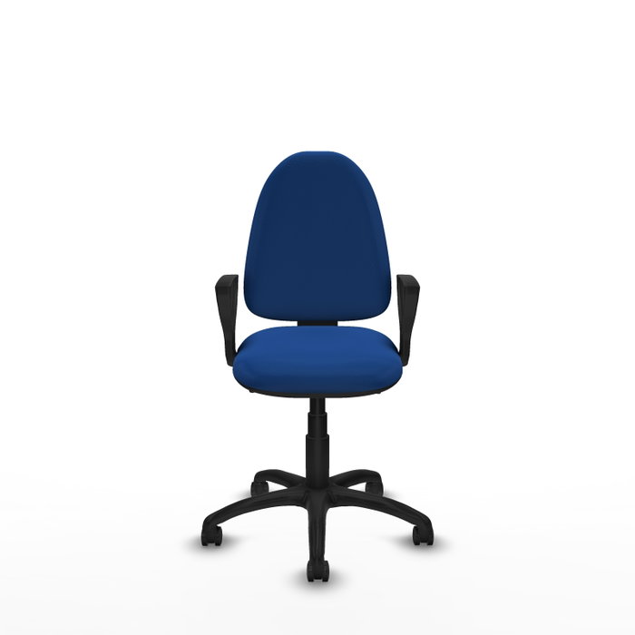 PIQUERAS Y CRESPO Silla de oficina Aýna Azul con mecanismo Asincro