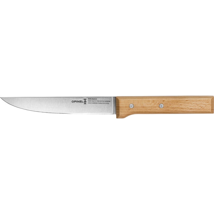 Opinel Parallele No. 120 Cuchillo de Filetear 16 cm con Mango de Madera de Haya