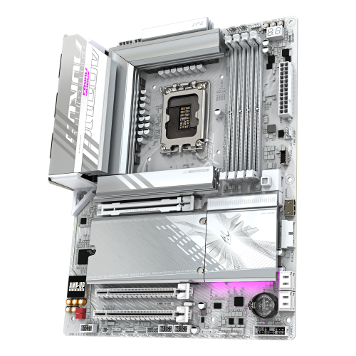 Gigabyte Z890M AORUS ELITE WIFI7 ICE Blanco Gigabyte Z890M AORUS ELITE WIFI7 ICE Blanco