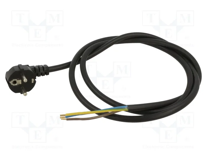 JONEX Cable de alimentación H05VV-F 3x1mm2 5m JONEX Cable de alimentación H05VV-F 3x1mm2 5m