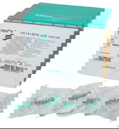 B. Braun Palomilla Venofix Azul 23G 0.65x19 mm, 30 cm, 50 Unidades