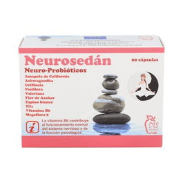 DIS Neurosedan Neuro-Probiotic 60 Cápsulas Suplemento Relajante con Pasiflora y Valeriana