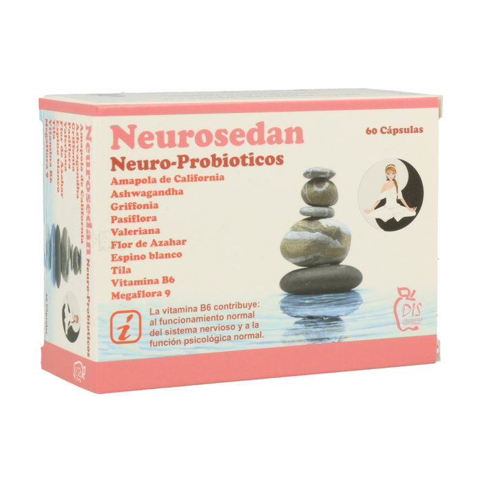 DIS Neurosedan 60 cápsulas - Complemento alimenticio con pasiflora, valeriana y vitamina B6 DIS Neurosedan 60 cápsulas - Complemento alimenticio con pasiflora, valeriana y vitamina B6
