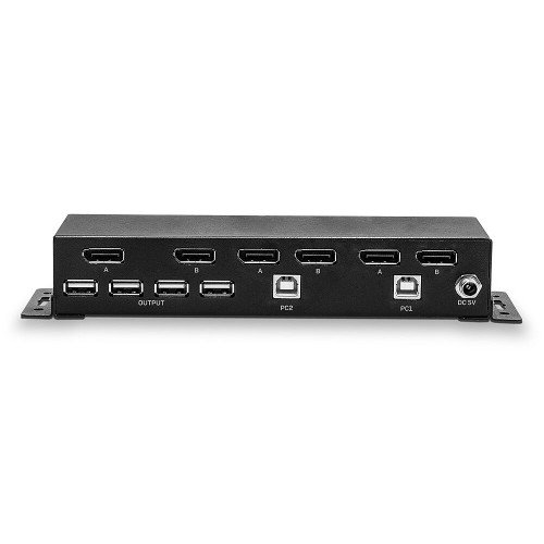 LINDY KVM Switch 39306 Dual Head DisplayPort 1.2 con resolución 4K Ultra HD LINDY KVM Switch 39306 Dual Head DisplayPort 1.2 con resolución 4K Ultra HD