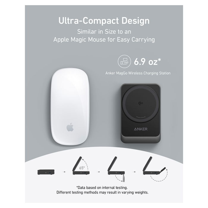 Anker Cargador Inalámbrico MagGo 3 en 1 15W Negro