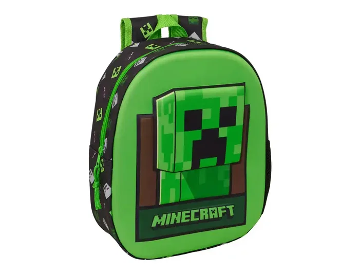 Safta Mochila 3D Minecraft