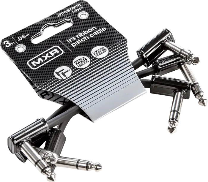 MXR Cable Ribbon Patch TRS 8 Cm - Pack de 3