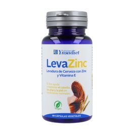 LevaZinc 60 cápsulas - Complemento alimenticio con levadura de cerveza, minerales y vitaminas