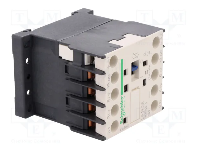 Schneider Electric TeSys K LP4K0610BW3 Contactor 3-polar 6A 24VDC Schneider Electric TeSys K LP4K0610BW3 Contactor 3-polar 6A 24VDC