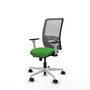 PIQUERAS Y CRESPO Silla de oficina Zulema con mecanismo Sincro/Traslack Verde y Gris