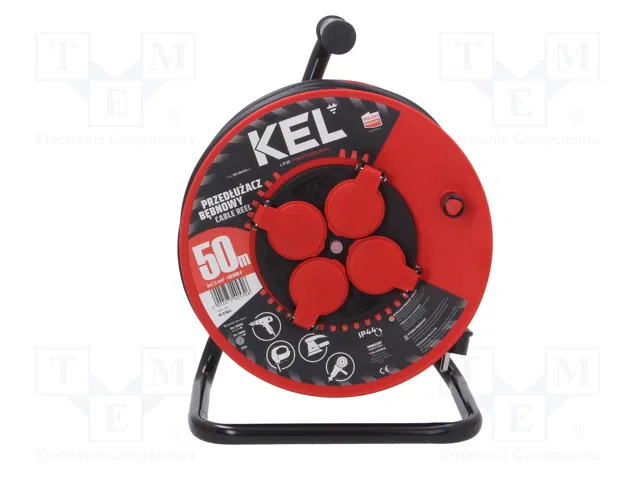 KEL Prolongador de alimentación H05RR-F 3G2,5mm2 50m Negro KEL Prolongador de alimentación H05RR-F 3G2,5mm2 50m Negro