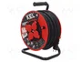 KEL Prolongador de alimentación H05RR-F 3G2,5mm2 50m Negro