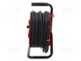 KEL Prolongador de alimentación H05RR-F 3G2,5mm2 50m Negro
