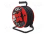 KEL Prolongador de alimentación H05RR-F 3G2,5mm2 50m Negro
