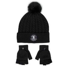 CERDÁ Set Gorro y Guantes Miércoles Talla Única