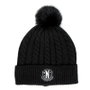 Cerdá Conjunto de Gorro Beanie y Guantes Wednesday Negro
