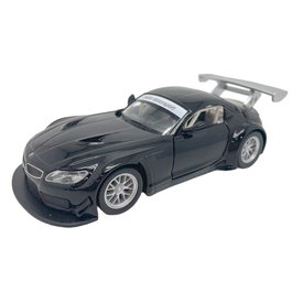 Majorette Coche a Escala 1:32 BMW Z4 GT3 con Sistema Pull-Back, Réplica en Metal Die-Cast D00410, Juguete para Coleccionistas