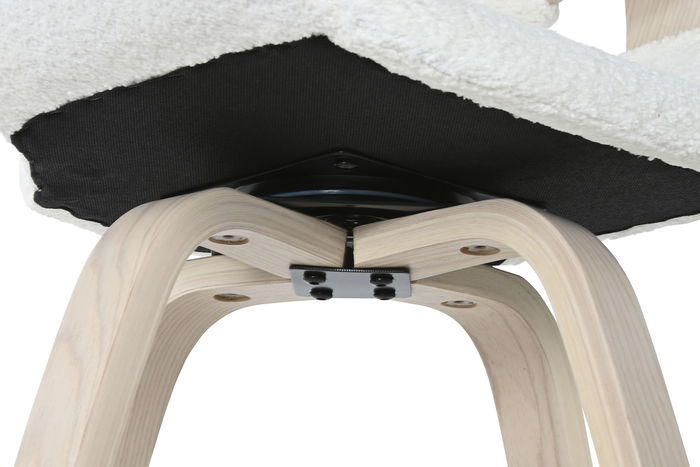 DKD Home Decor Taburete Blanco 52.5 x 92.5 x 55.5 cm