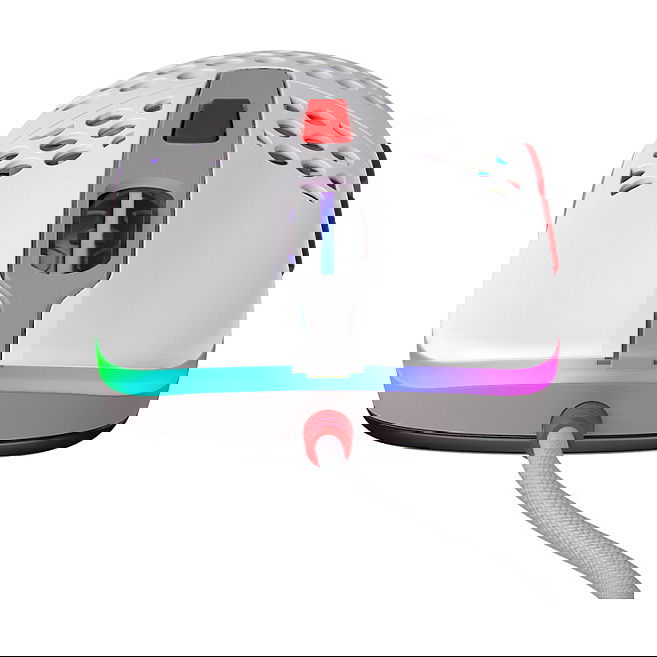 Cherry XTRFY MSM M42 Ratón Óptico USB Tipo A 16000 DPI Multicolor con Iluminación RGB Cableado para Gaming