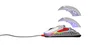 CHERRY XTRFY M42 - Ratón Óptico para Juego Ambidiestro, 16000 DPI, USB, Iluminación RGB Multicolor, 59g, Cable